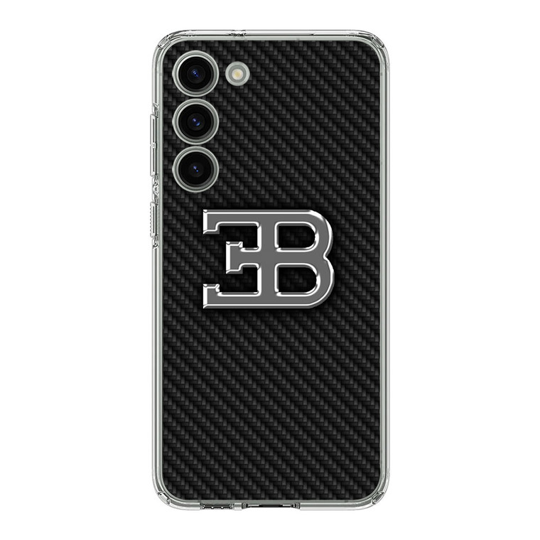 Bugatti Carbon  Fibre Logo Samsung Galaxy S23 Plus Case