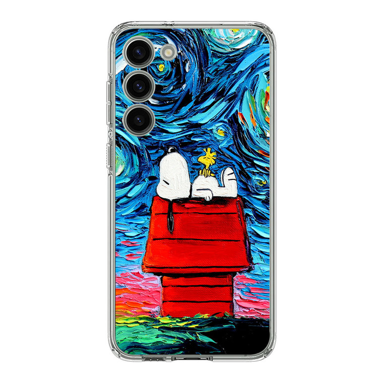 Snoopy Starry Night Van Gogh Samsung Galaxy S23 Plus Case