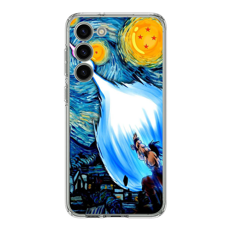 Dragon Ball Goku Kamehameha in Starry Night Samsung Galaxy S23 Plus Case