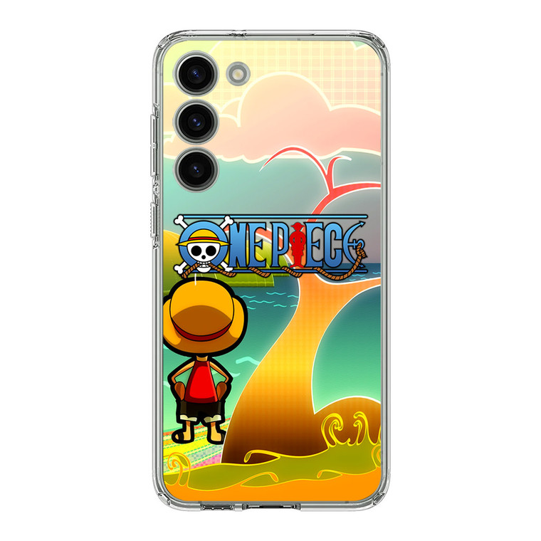 One Piece Chibi Luffy Samsung Galaxy S23 Case