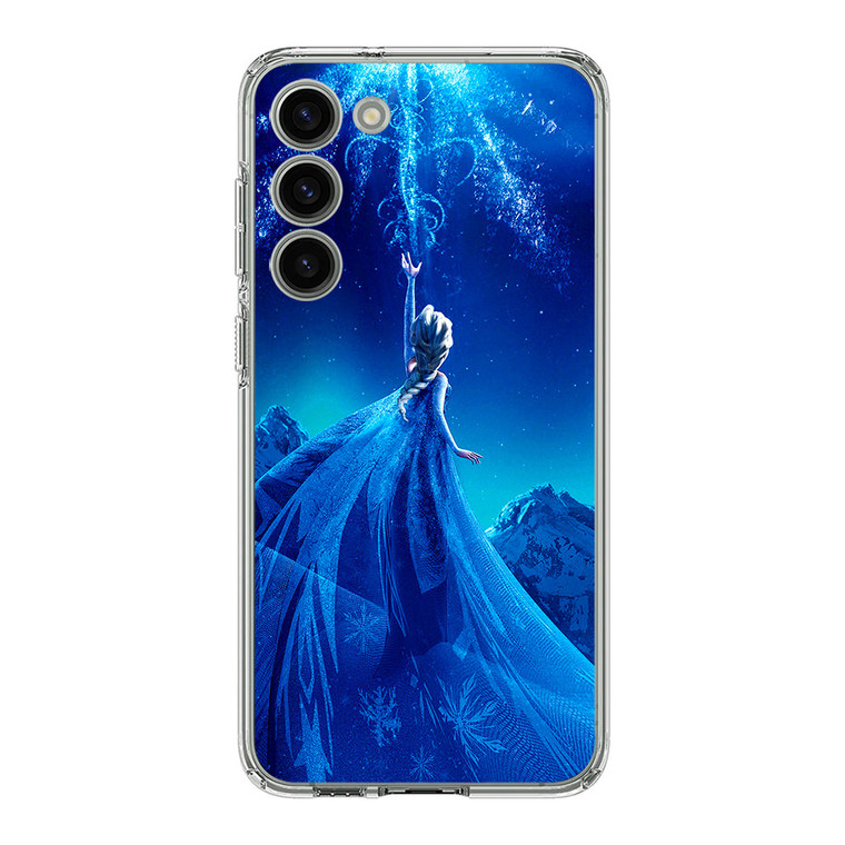 Elsa Frozen Queen Disney Illustration Samsung Galaxy S23 Case