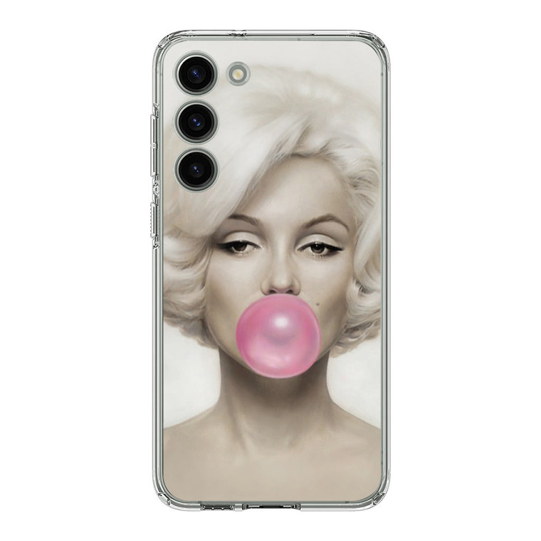 Marylin Monroe Bubblegum Samsung Galaxy S23 Case