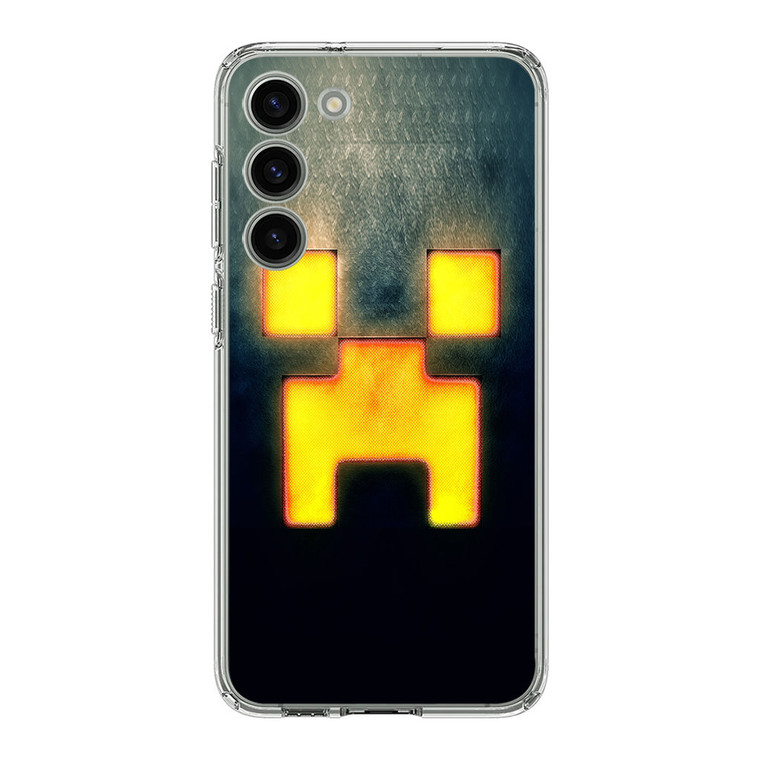 Minecraft Creeper Black Samsung Galaxy S23 Case