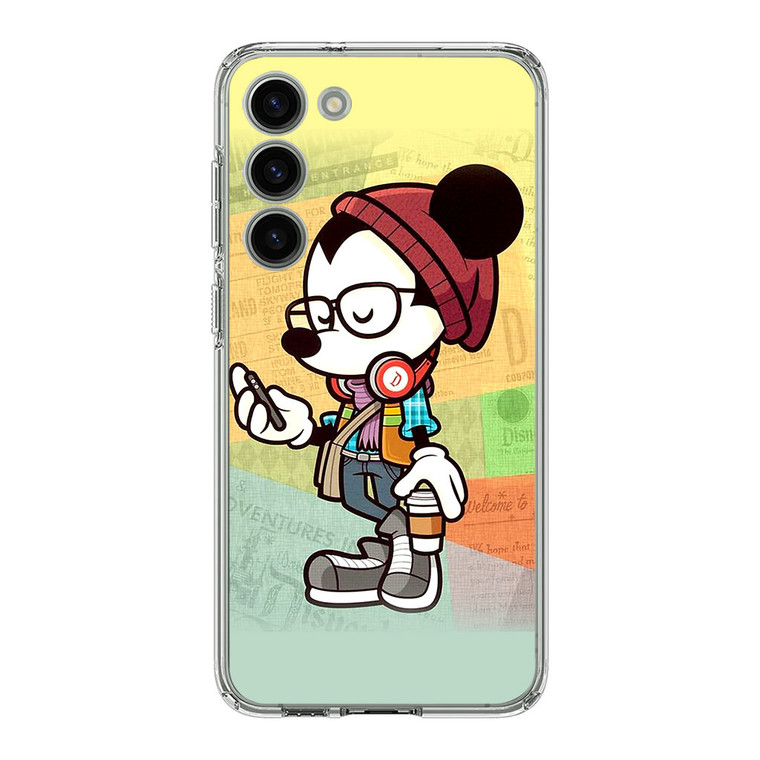 Hipster Mickey Mouse Samsung Galaxy S23 Case