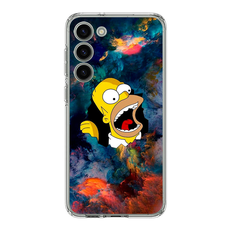 Homer Behind The Black Hole Samsung Galaxy S23 Case