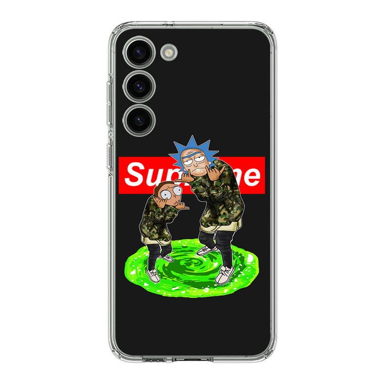 Rick and Morty Supreme Samsung Galaxy S23 Case