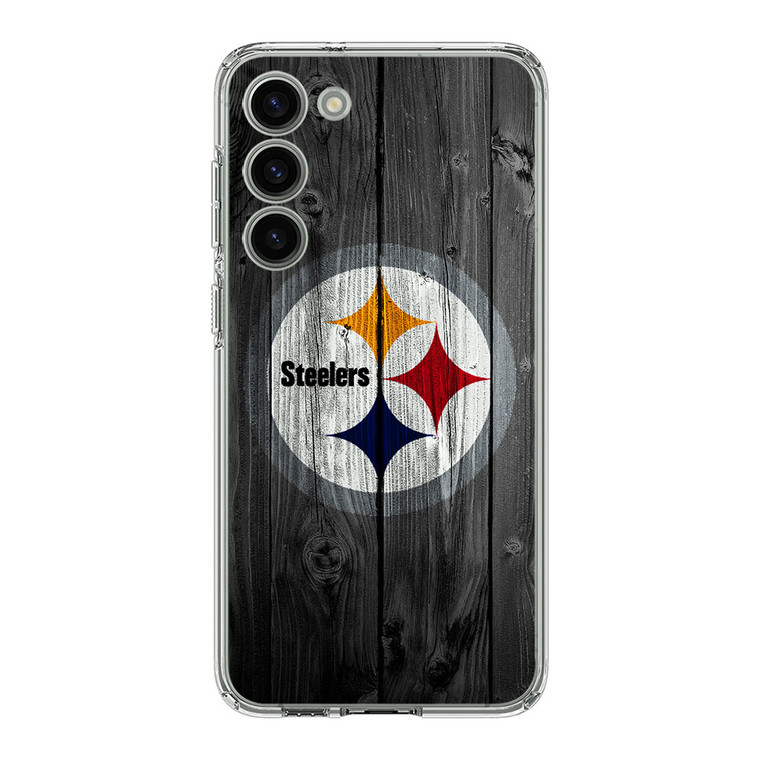 Pittsburgh Steelers Wood Samsung Galaxy S23 Case