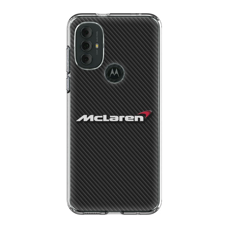 McLaren Logo Carbon Fibre Motorola Moto G Power 2022 Case