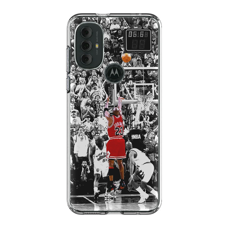 Michael Jordan Shoot in NBA Motorola Moto G Power 2022 Case