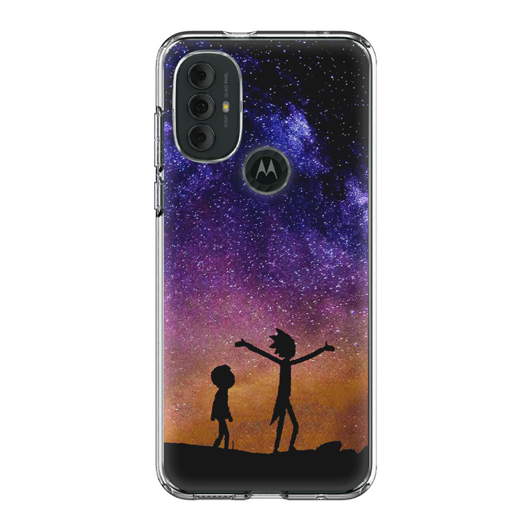 Rick and Morty Space Nebula Motorola Moto G Power 2022 Case