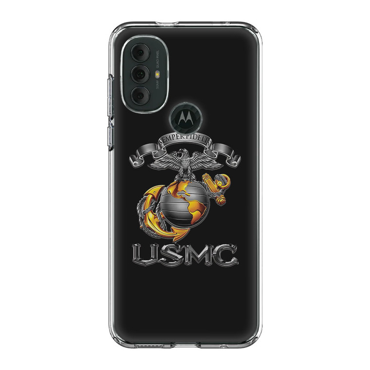 Military USMC Semper Fidelis Motorola Moto G Power 2022 Case