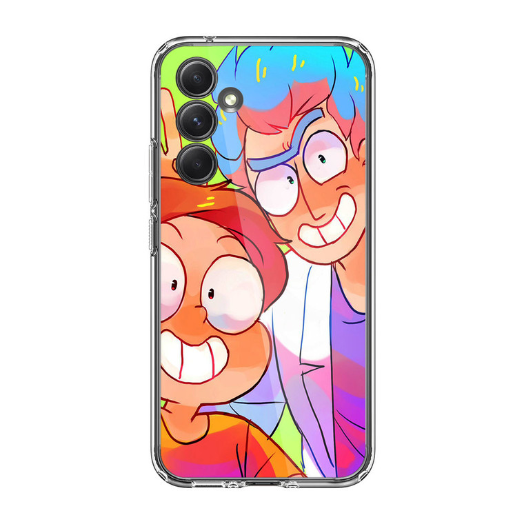 Rick and Morty Drawing Samsung Galaxy A54 5G Case