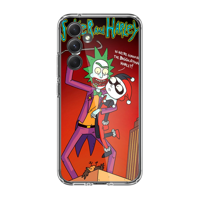 Rick And Morty Joker and Harley Samsung Galaxy A54 5G Case