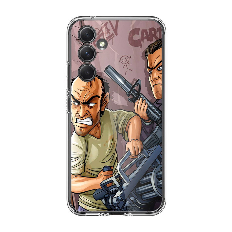 Gta V Game Art Samsung Galaxy A54 5G Case