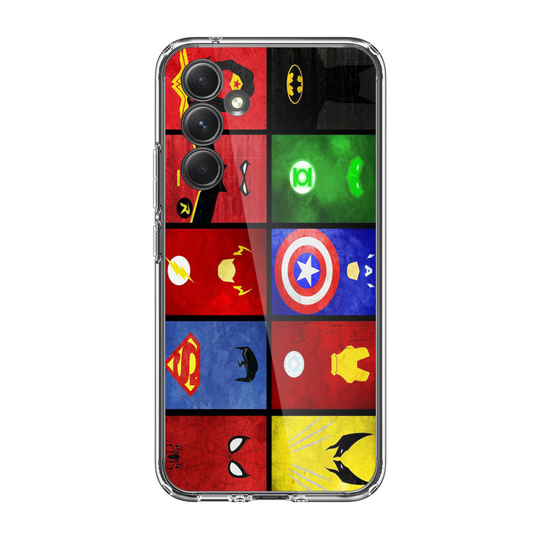 Superhero Collage Samsung Galaxy A54 5G Case