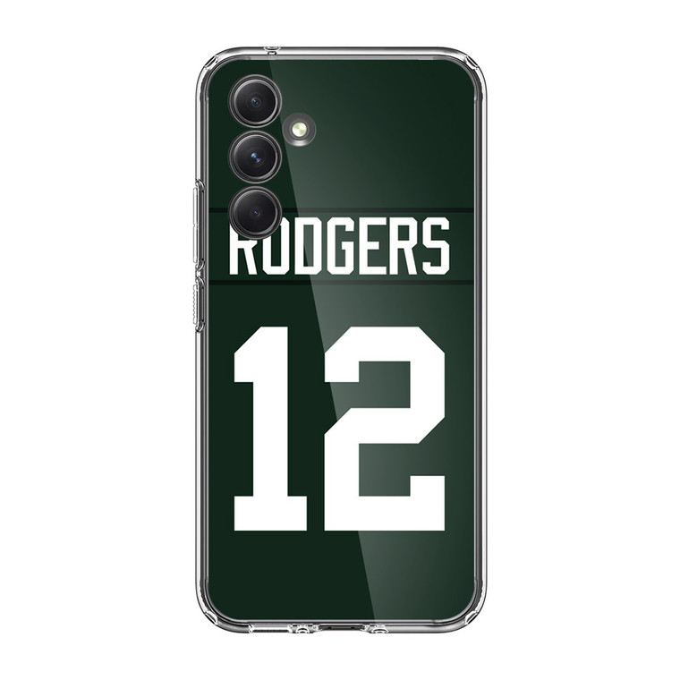 Aaron Rodgers Greenbay Packers Samsung Galaxy A54 5G Case