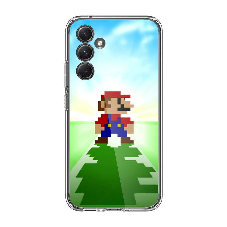 Super Mario Bros Minecraft Samsung Galaxy A54 5G Case