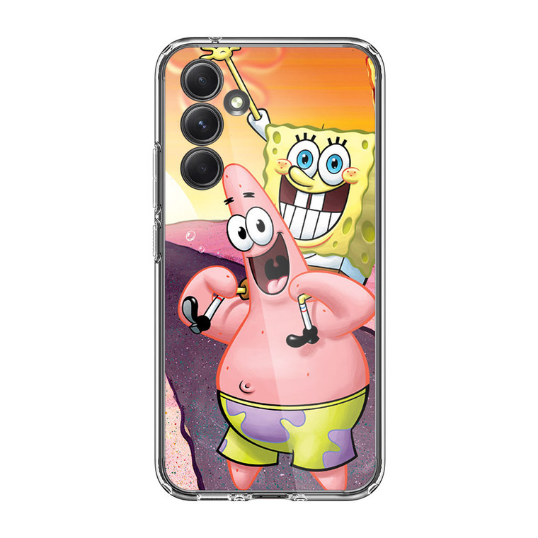 Spongebob and Pattrick Samsung Galaxy A54 5G Case