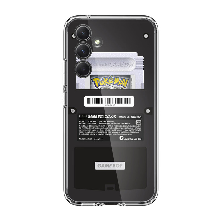Black Gameboy Color - Silver Cartridge Samsung Galaxy A54 5G Case