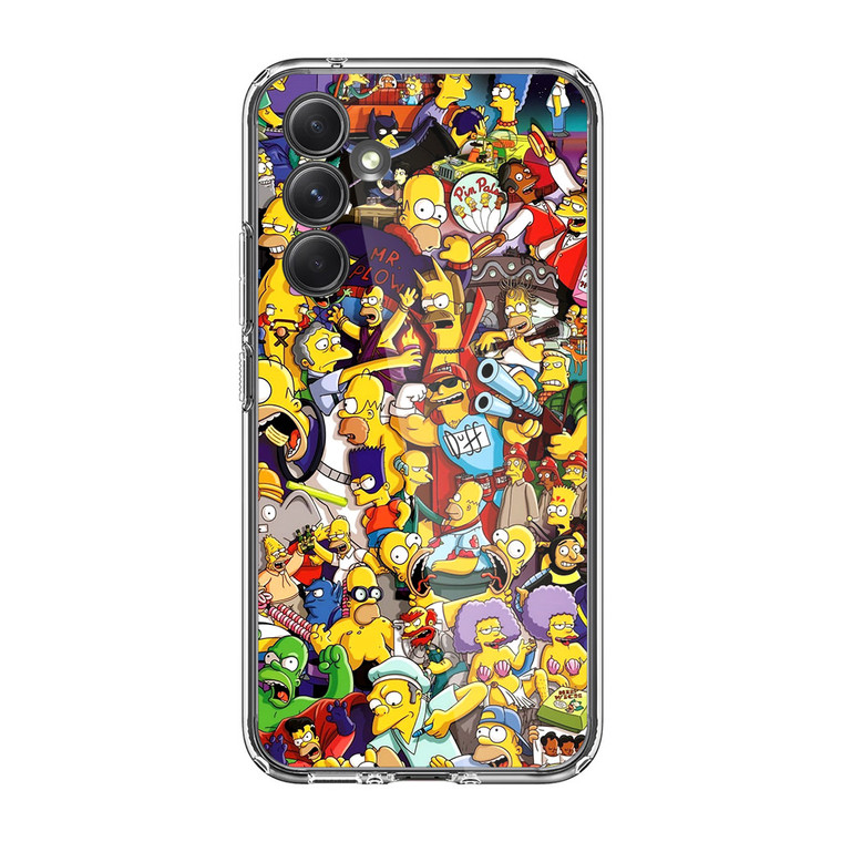 The Simpsons Characters Samsung Galaxy A54 5G Case