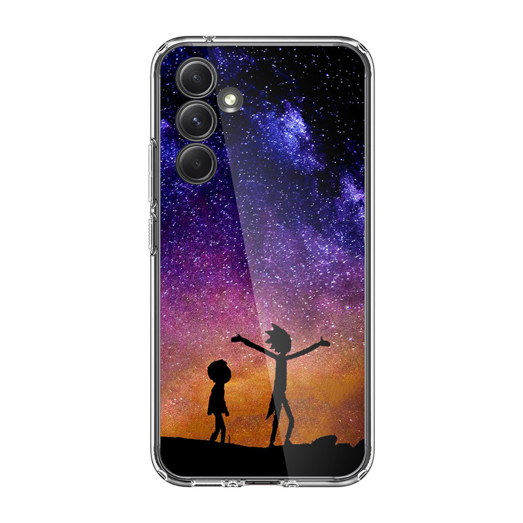 Rick and Morty Space Nebula Samsung Galaxy A54 5G Case