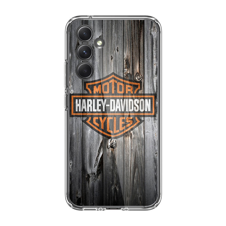 Harley Davidson Wood Art Samsung Galaxy A54 5G Case