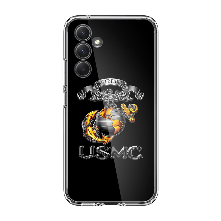 Military USMC Semper Fidelis Samsung Galaxy A54 5G Case
