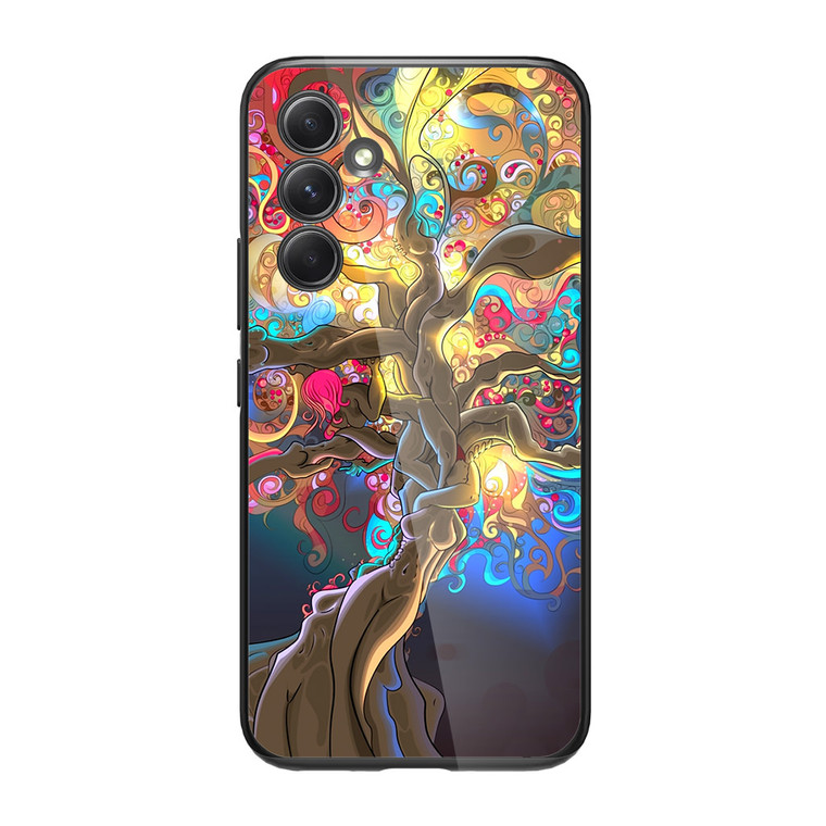 Artistic Psychedelic Womens Tree Samsung Galaxy A34 5G Case