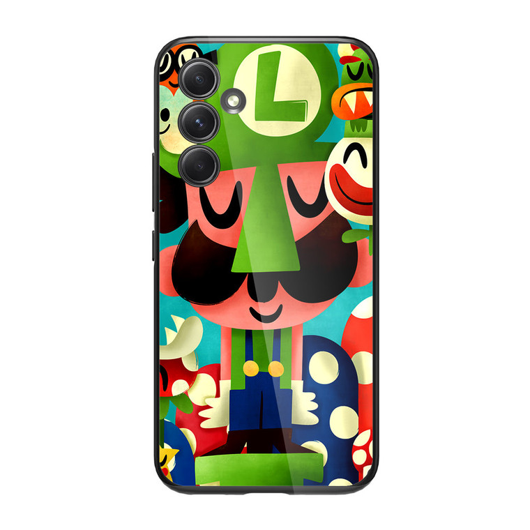 Super Mario Bros Luigi Samsung Galaxy A34 5G Case