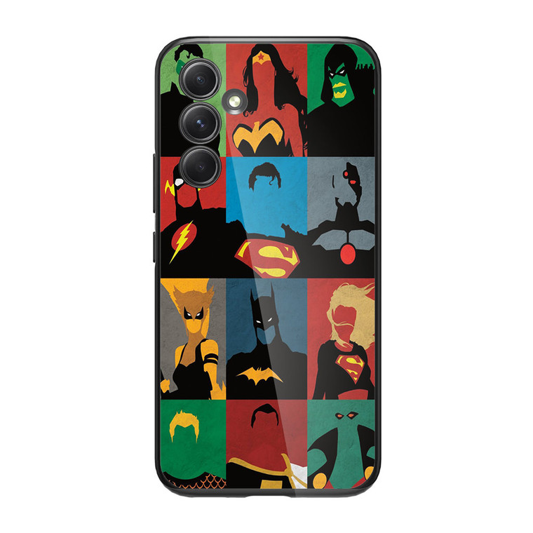 DC Comic All Heroes Samsung Galaxy A34 5G Case