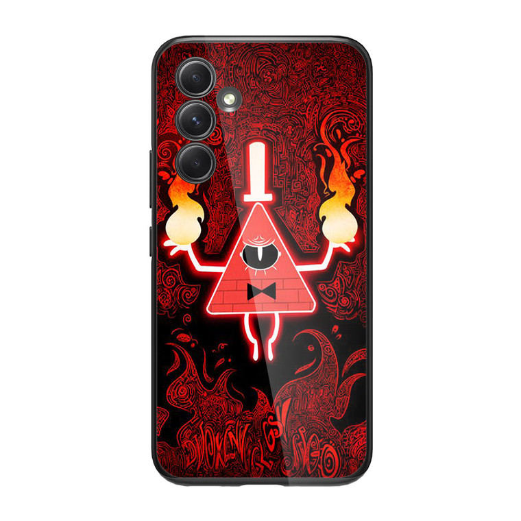 Gravity Falls Bill Cipher Angry Samsung Galaxy A34 5G Case