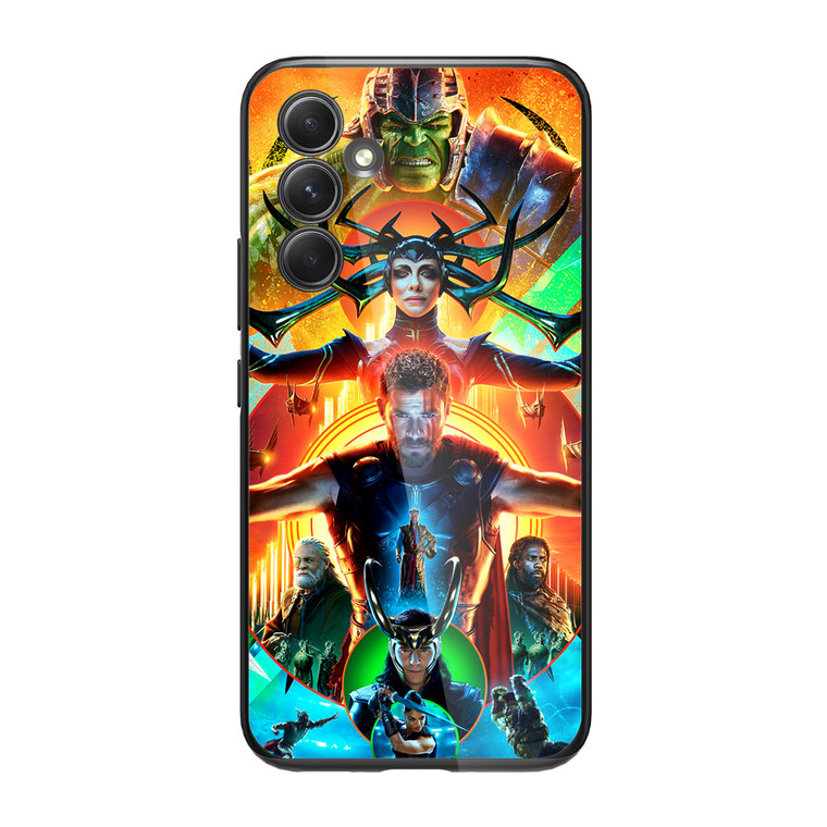 Hulk Hela Thor In Thor Ragnarok Samsung Galaxy A34 5G Case