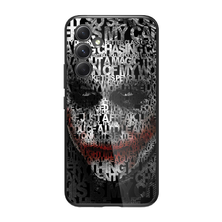 Joker Typography Quotes Samsung Galaxy A34 5G Case