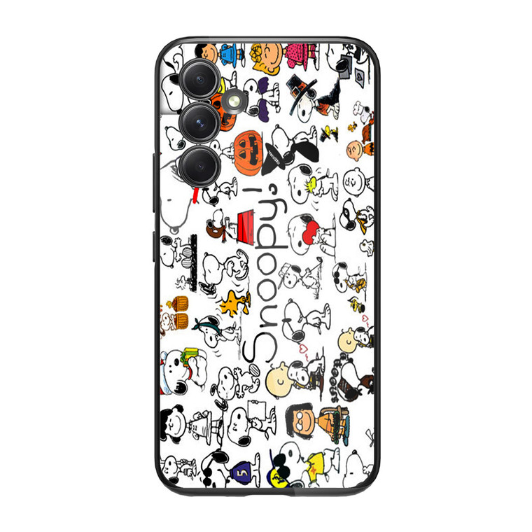 Snoopy Collage Samsung Galaxy A34 5G Case