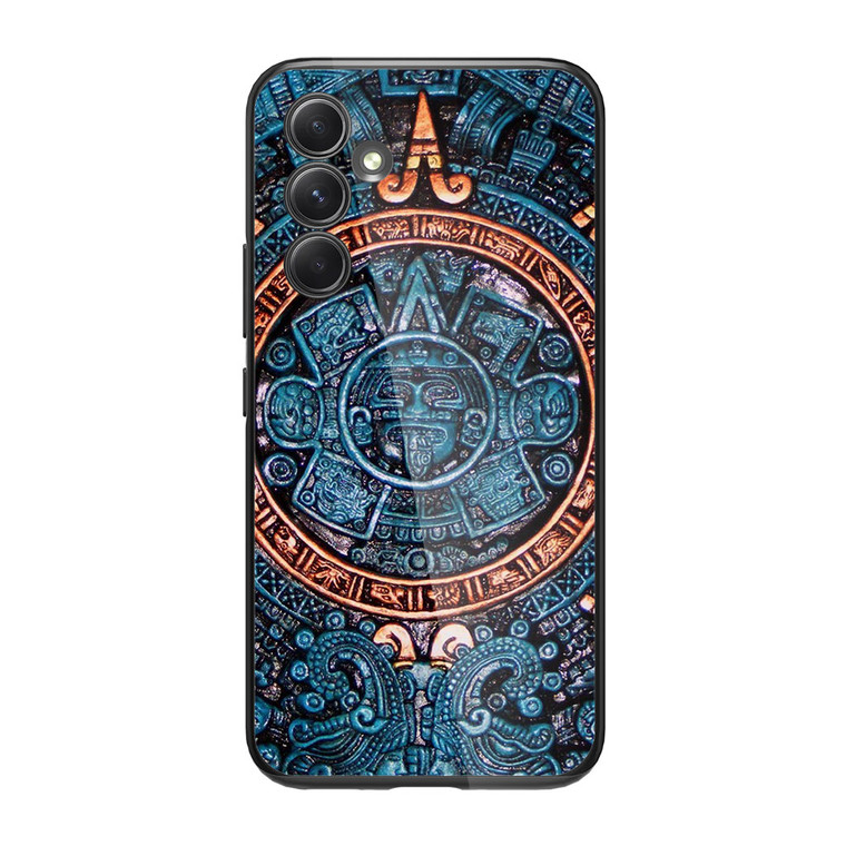 Aztec Calendar Samsung Galaxy A34 5G Case