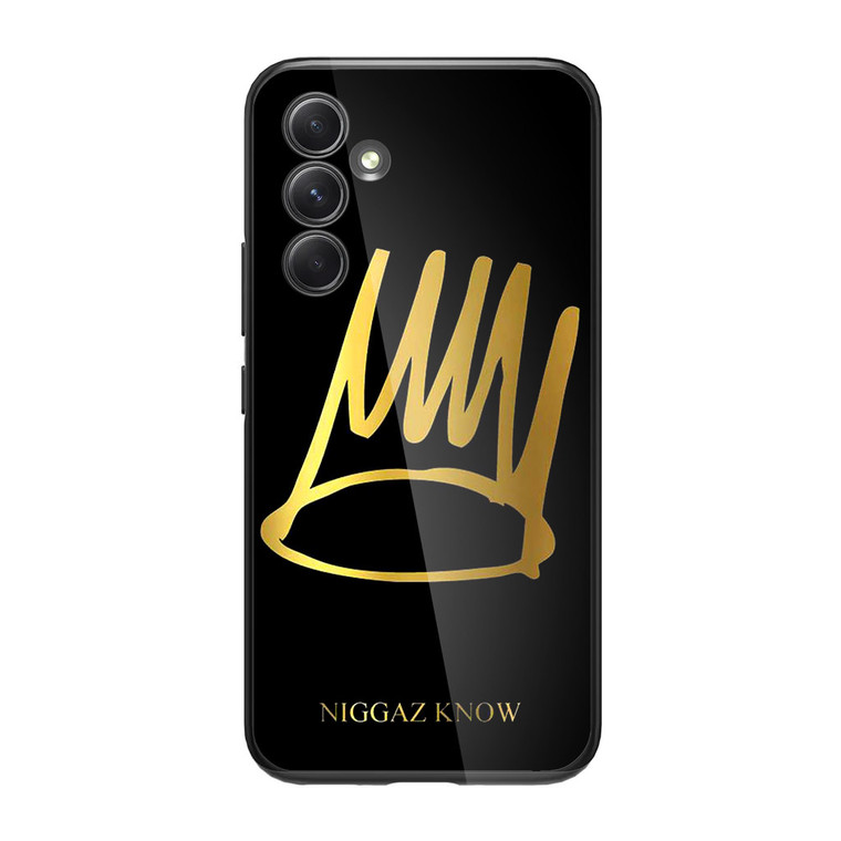 J Cole Crown Born Sinner Samsung Galaxy A34 5G Case