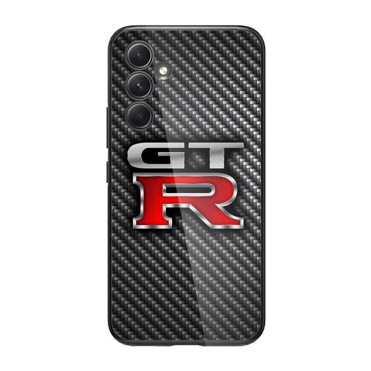 Nissan GTR Carbon Logo Samsung Galaxy A34 5G Case