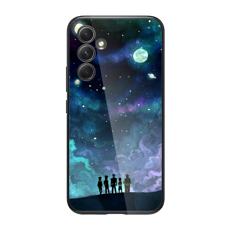 Voltron in Space Nebula Samsung Galaxy A34 5G Case