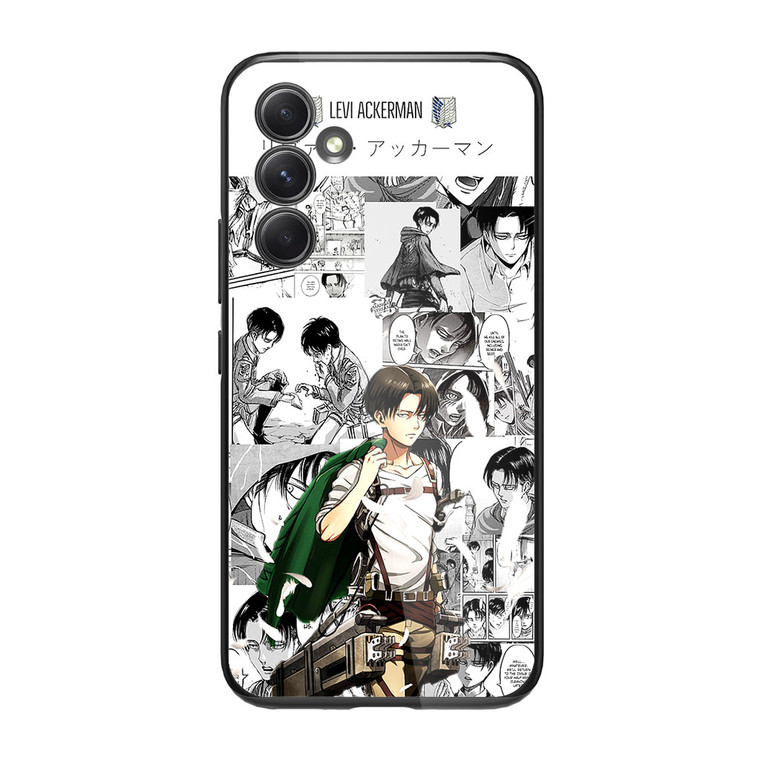 Levi Ackerman Comic Attack On Titan Samsung Galaxy A34 5G Case