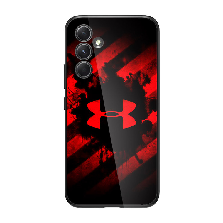 Under Armour Red Art Samsung Galaxy A34 5G Case