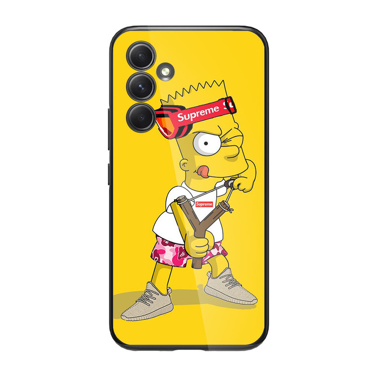 Explore Bart Simpson Supreme Samsung Galaxy A34 5G Case