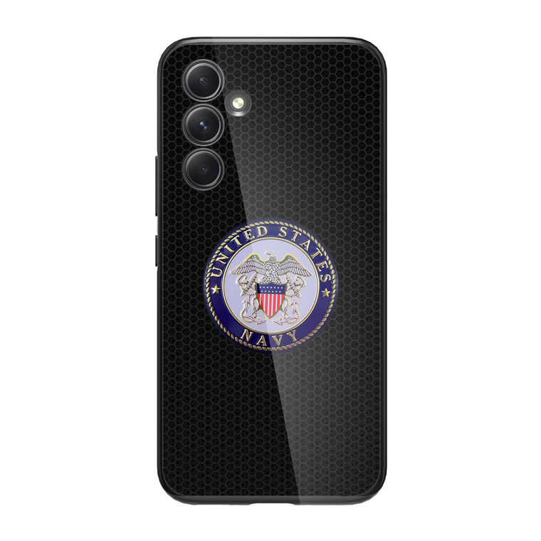 United State Navy Emblem Samsung Galaxy A34 5G Case