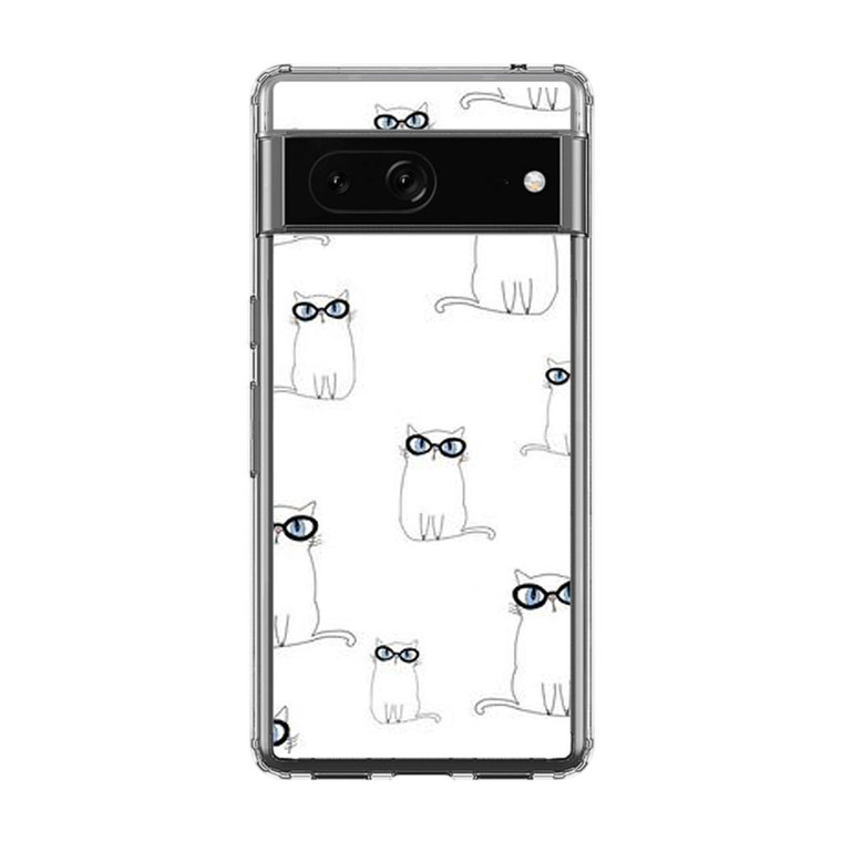 Because Cats With Glasses Google Pixel 7A Case