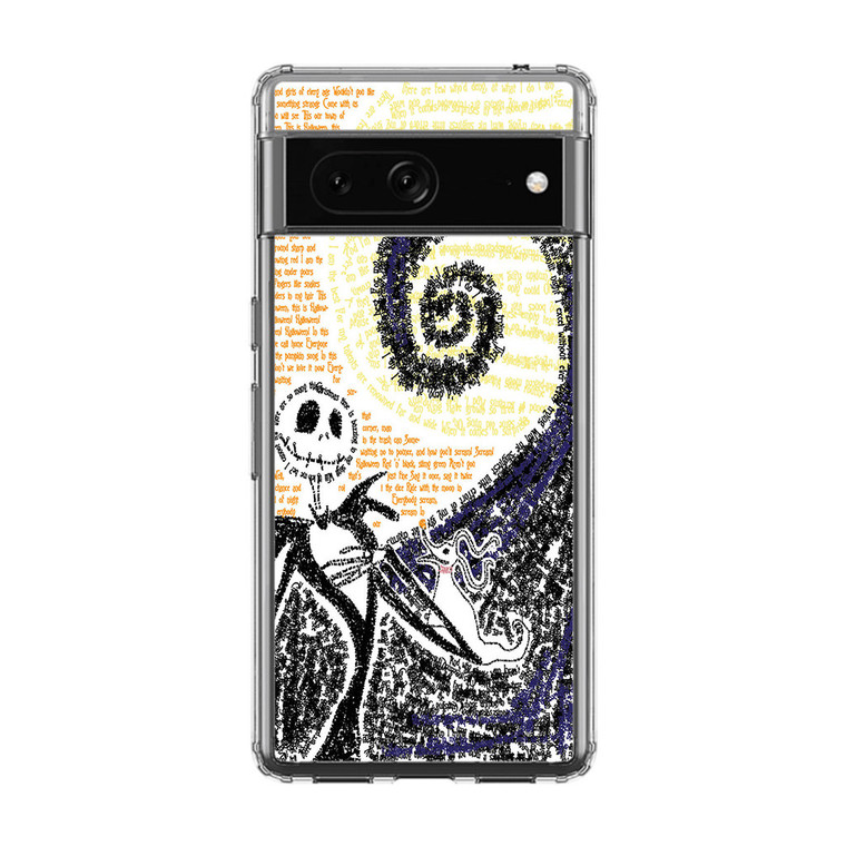 Jack The Pumpkin King Quotes Google Pixel 7A Case