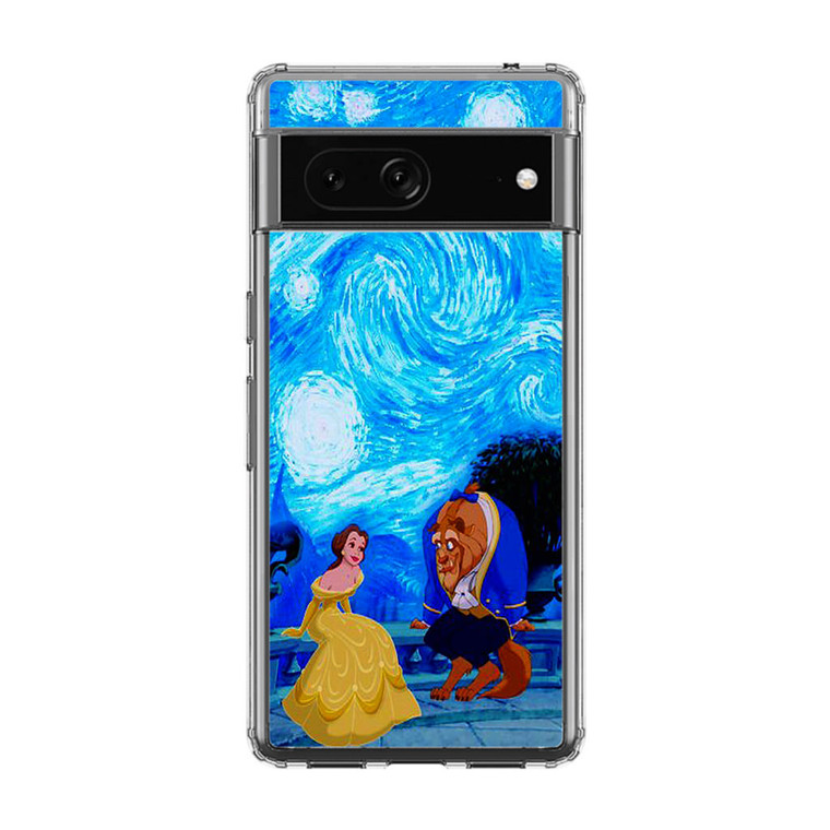 Beauty and The Beast Starry Nights Google Pixel 7A Case