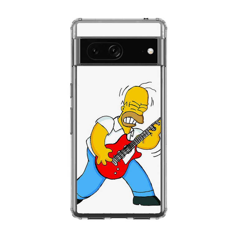 Homer Simpson Guitar Google Pixel 7A Case