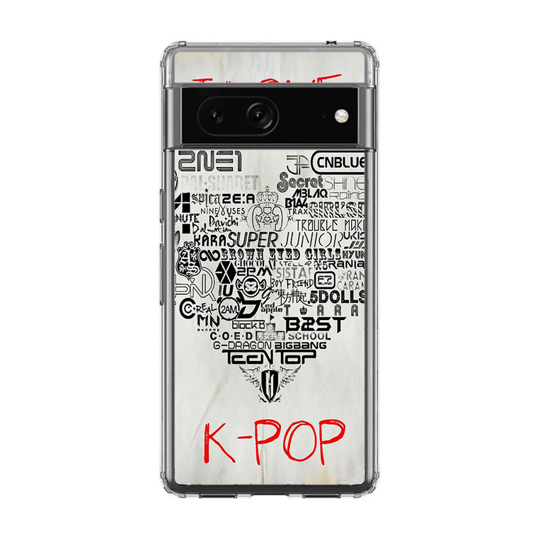 I lOve Kpop Google Pixel 7A Case