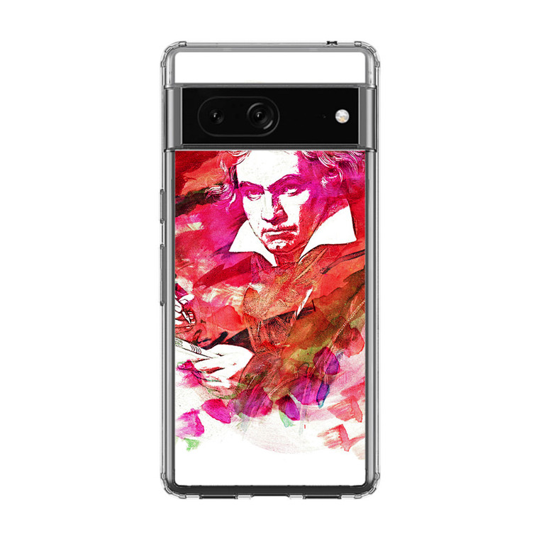 Ludwig Van Beethoven Watercolor Google Pixel 7A Case