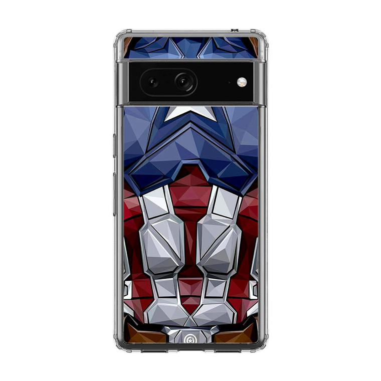 Captain America Comic Costume Google Pixel 7A Case