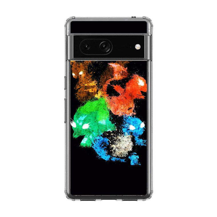 Pokemon Monsters Watercolor Google Pixel 7A Case